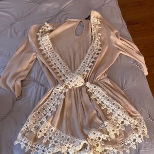 A tan romper